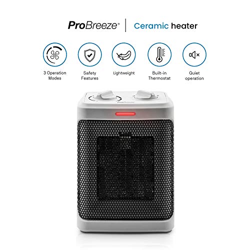 Pro Breeze Space Heater 1500W Electric Heater with 3 Operating Modes