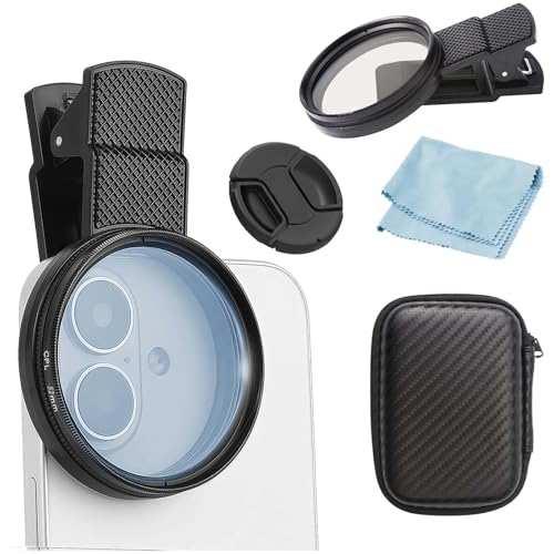 Cpl Filter Zusatzobjektiv für Handykamera, FORMVERSITY Polfilter 52mm Polarisator für Mobiltelefone, Kreisförmiger Polarisationsfilter Handy-Objektiv-Clip für iPhone、für Samsung、Android Cpl Filter Zusatzobjektiv für Handykamera, FORMVERSITY Polfilter 52mm Polarisator für Mobiltelefone, Kreisförmiger Polarisationsfilter Handy-Objektiv-Clip für iPhone、für Samsung、Android