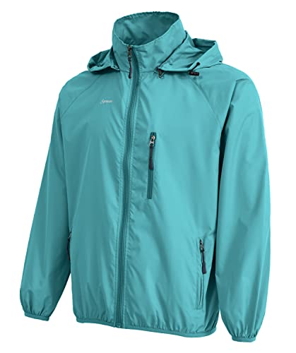 Image of Men's Lightweight Waterproof Jacket Packable Windbreaker