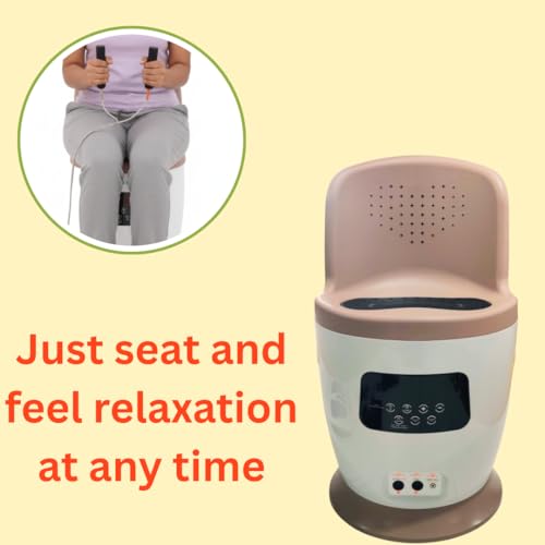 Image of Tattum Heating Seating Therapy Machine For Men Women | Electric Herbal Steam Seat for Pain Relief, Detox, Period Cramp Relief & Pelvic Wellness | Moxibustion, light wave, pulse