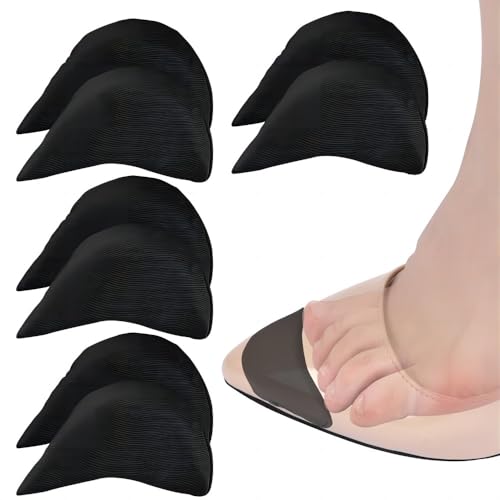 Image of Sichumaria Shoe Fillers For Women,Shoe Inserts,Adjustable Tightener Pads,Reusable Insoles,Shoes Size Reducer,Shoe Tightener Pads For Loose Shoes(Black ,4Pairs)