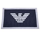  Emporio Armani Herren Towel Beachwear POP Contrast Bademantel, Blau (Blu Navy 06935), Medium (Herstellergröße: TU)
