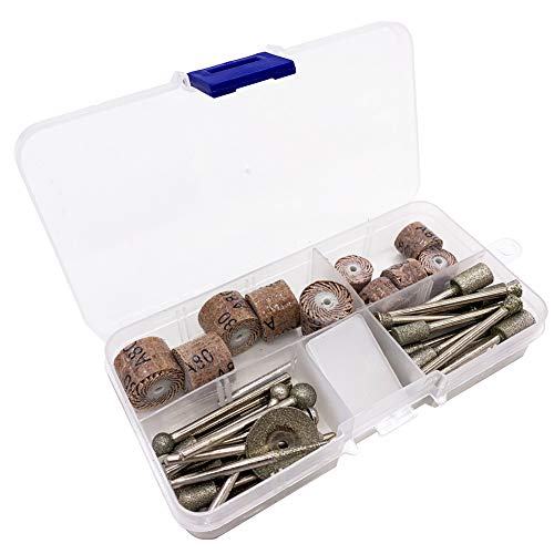 MIBOW Stone Carving Set Rotary Tool Accessories Cutting For Stone Rocks, Jewelry, Glass