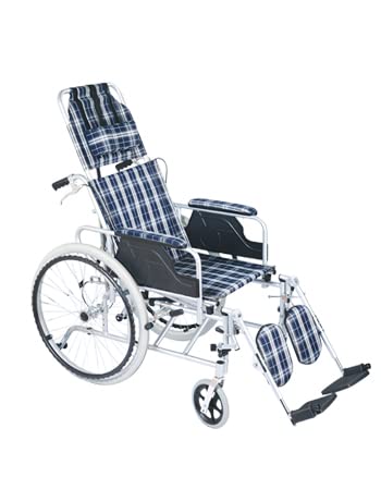 Arrex Almos 46 Reclining Wheelchair with Self Drive Wheel, backrest and pillow