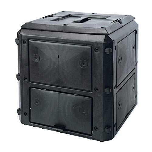 Preisvergleich Produktbild KHW 56000 Bio-Quick, erweiterbarer Komposter mit Deckel, Basismodell 420 L, anthrazit