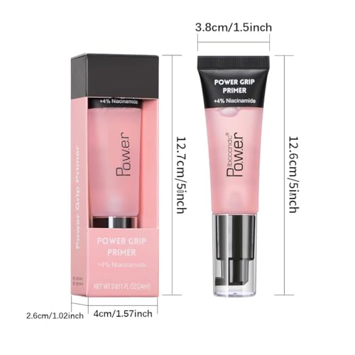 Pakivs Power Makeup Primer,Gel-Based Hydrating Face Primer Long Lasting Moisturizing Smoothing Makeup Base Foundation Primer for Women (Pink) - Image 6
