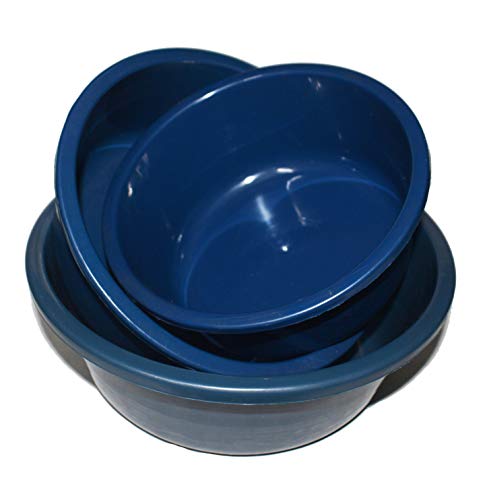 Image of Home and Kitchen Multipurpose Round Plastic Mixing Bowl (Multicolor) - Durable, Versatile, and Stylish! (Modern Set of 5)