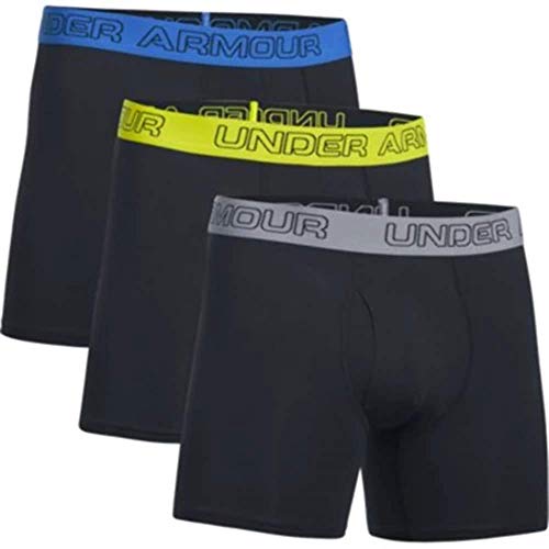 Under Armour Men's Charged Cotton Stretch 6” Boxerjock – 3-Pack4