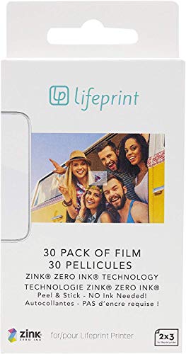 Lifeprint 3x4.5 Portable Photo and Video Printer (Black) Sticker Edition - Thumbnail 5