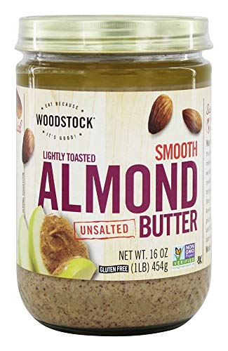 Woodstock Lightly Toasted Almond Butter, Unsalted, 16 oz