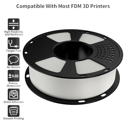 Image of GIANTARM PLA Filament,Stone Grey Matte 3D Printer Filament 1.75mm, Matte PLA 1KG Spool(2.2lb),Dimensional Accuracy + /- 0.02 mm,3D Filament for Bambu Lab