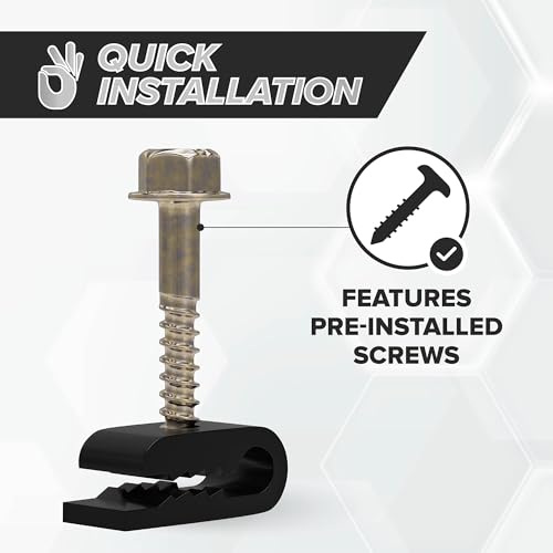 image for THE CIMPLE CO - Mini Wire Cable Clips, Electrical Wire Cable Clip, 1/1