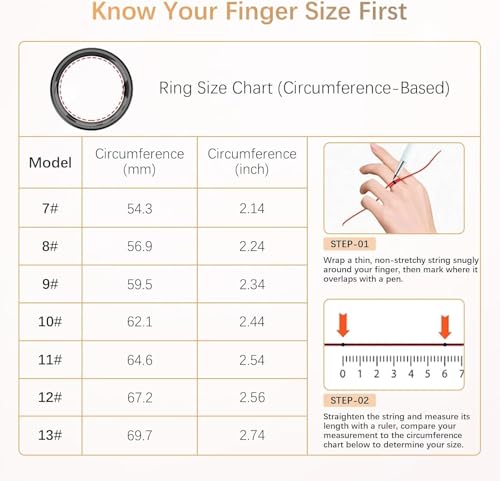 Fit Ring for Women Men, Ring Health Tracker with Heart Rate,Blood Oxygen,Heart Rate Variability, Stress, Sleep Monitor, - Additional View