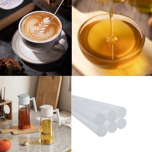 JAKOUE 6 Pieces 12 Inch Acrylic Dowel Rods,Clear Plant Stakes for DIY Crafts Supplies,Acrylic Round Rods,1 Inch Diameter(2.5cm) - Image 5