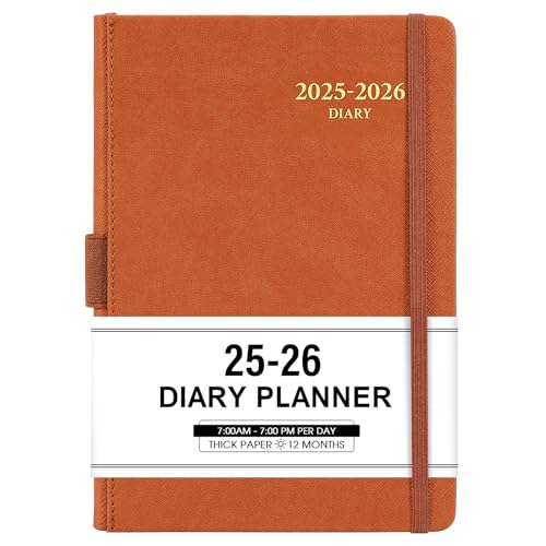 2025-2026 Appointment Book & Planner - Jul 2025 - Jun 2026, Daily Hourly Planner, 5.75