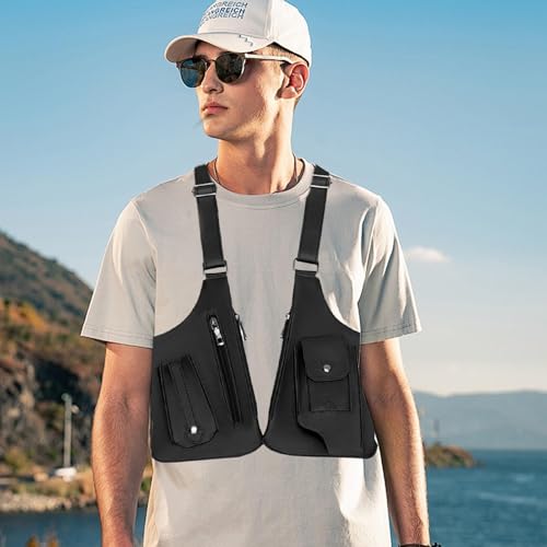 Anti-Theft Hidden Underarm Shoulder Bag Travel Wallet Phone Key Holster Bag for Men, PU Leather Double Shoulder Pocket Sport2