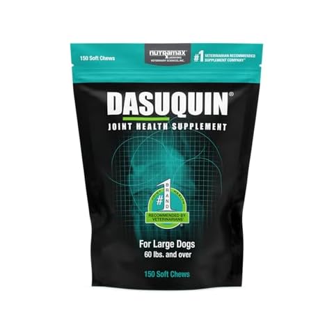 Nutramax Laboratories Dasuquin Joint Health Supplement for Large Dogs - With Glucosamine, Chondroitin, ASU, Boswellia Serrata Extract, and Green Tea Extract, 150 Soft Chews Cover
