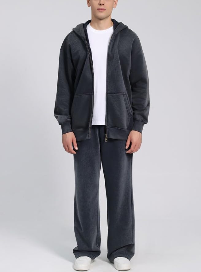 Mens Oversized Hoodies Zip Up Long Sleeve Teenage Hoodie Unisex Casual Sweatshirts for Womens Youth2