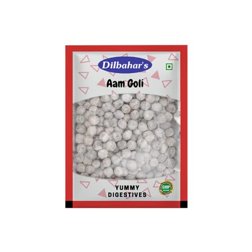 Image of Dilbahar's Aam Goli 400G Pack Of 1 | Pachak Chatpati | Digestive Goli | Mukhwas Mouth Freshener | Aam Pachak Churan | Churan Digestive Mouth Freshener Mukhwas | After-Meal Treat