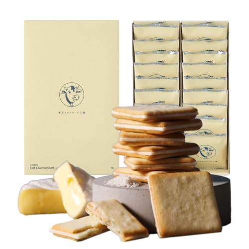 東京ミルクチーズ工場 ソルト＆カマンベールクッキー18枚入 人気 お菓子 スイーツ ギフト 東京土産 手土産 個包装 プレゼント お返し 内祝い 焼き菓子のサムネイル