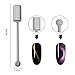 SILPECWEE 6Pcs Nail Magnet 3d Cat Eye Magnet for Nails Dual-Ended Magnetic Stand Nail Polish Pens Nail Design Tools Nail Art Accessories for DIY& Salon