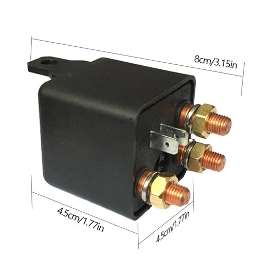 Relais voiture 5P 250A 12V avec interrupteur commande batterie - 2