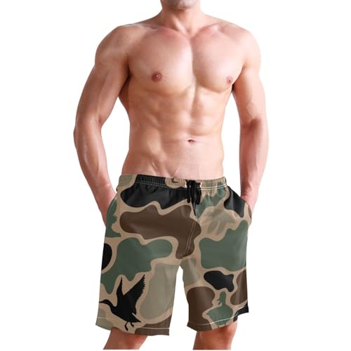 Summer Beach Swimwear for Men,Swimming Board Shorts Mesh Lining,Quick Dry Breathable Swim Shorts Trunks S-2XL4