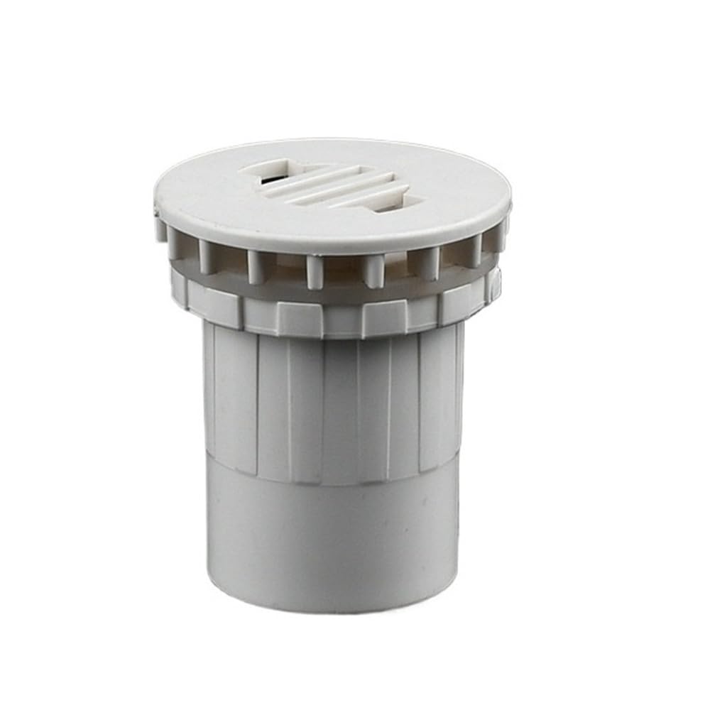 Pipe Drainage Joint 1pc White PVC Pipe Direct Connectors for Aquarium, 20~50mm Garden Irrigation Inlet Outlet Drain Fitting(50mm)