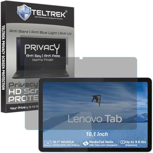 Image of Privacy Matte Anti Peep Screen Guard Compatible With Lenovo Tab 2025 /2026 (10.1 inch inch Tablet) Anti Spy Screenguard Not a Tempered Glass Screen Protector