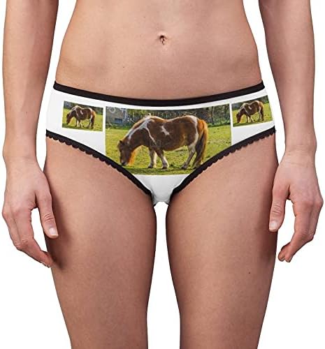 Horse Grazing Panties, Horse Grazing Underwear, Briefs, Cotton Briefs, Funny Underwear, Panties For Women