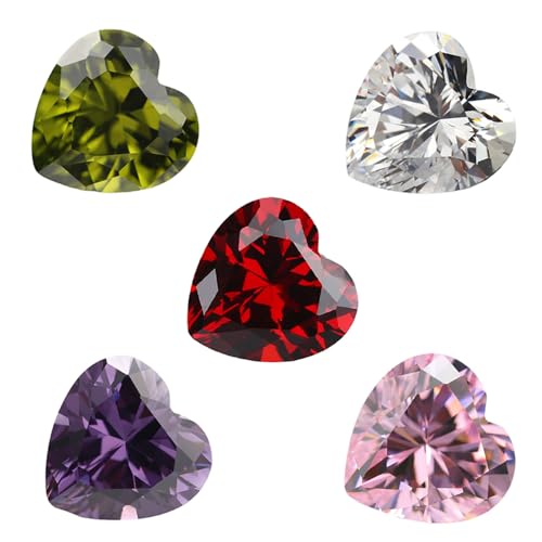 Pierre de zircone cubique blanche et colorée 3x3 à 10x10 mm pour création de bijoux