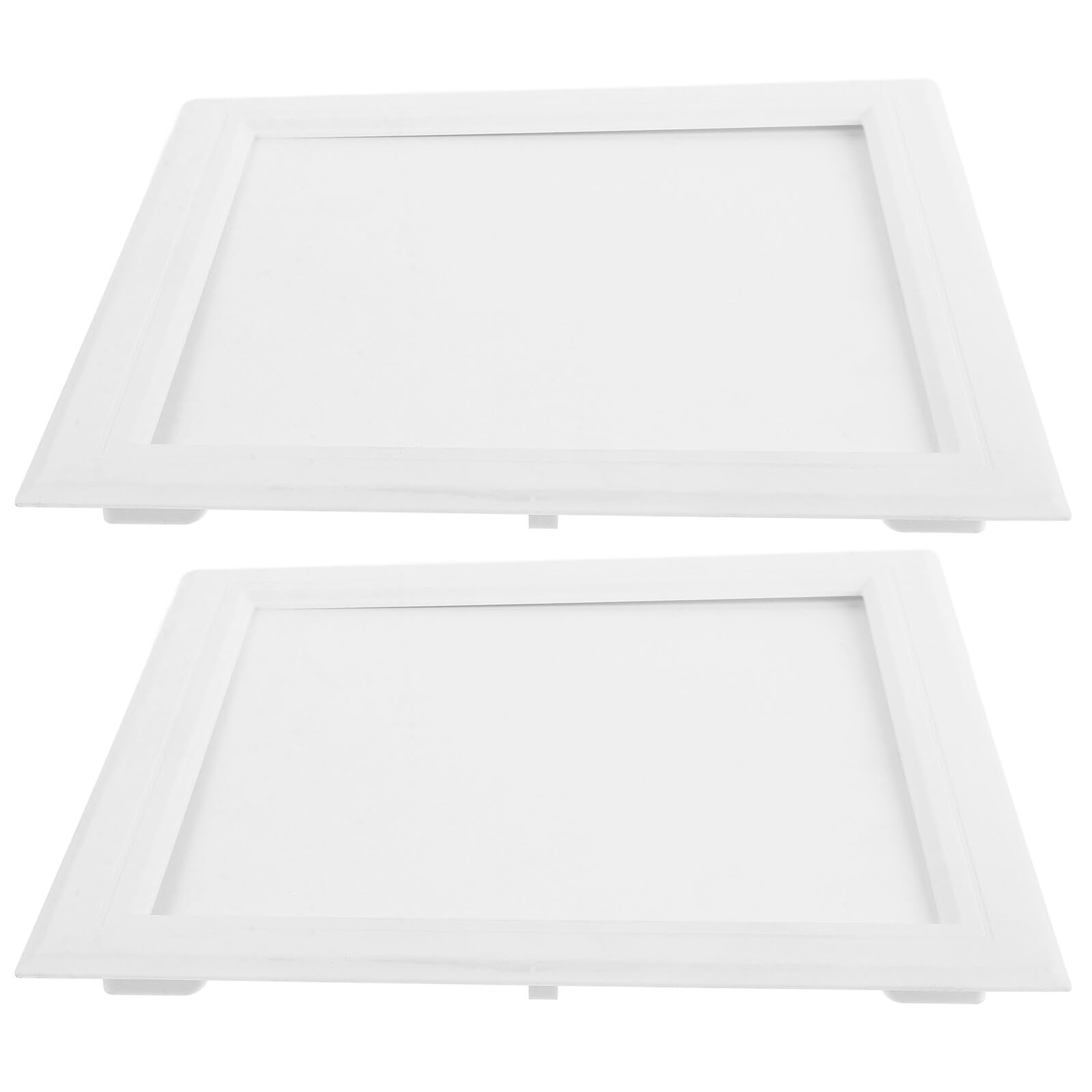 Panneau d'Accès Plastique ABS Blanc 250x250 MM pour Cloison Sèche Lot de 2