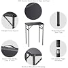 JiGiU Mesa de Camping Plegable con Escritorio MDF, 3 Alturas Ajustables - Máximo 29 pulgadas miniatura 4