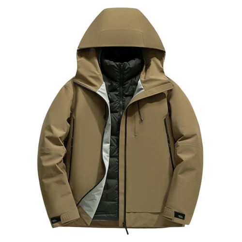 Doudoune homme imperméable et coupe-vent pour trekking USTZFTBCL