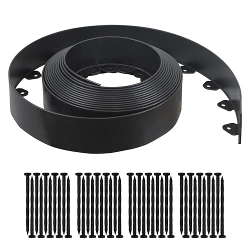 Gardzen Landscape Edging Kit, 40-Foot...