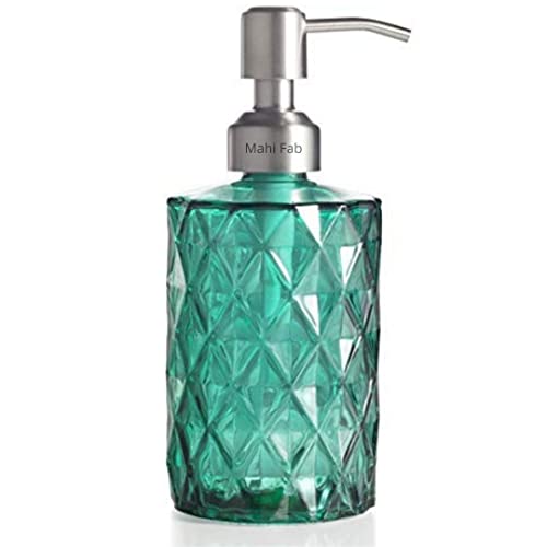 Mahi-Fab-Unbreakable-Liquid-SoapLiquidShampooHand-washSanitizerLotion-Dispenser-Bottle-for-Kitchen-Wash-Basin-and-Bathroom-350-ml-Dispenser-Made-of-Diamond-Cut-GlassPack-of-1-Multicolor-Glass Mahi Fab Unbreakable Liquid Soap/Liquid/Shampoo/Hand wash/Sanitizer/Lotion Dispenser Bottle for Kitchen, Wash-Basin and Bathroom 350 ml Dispenser Made of Diamond Cut Glass(Pack of 1 , Multicolor), Glass