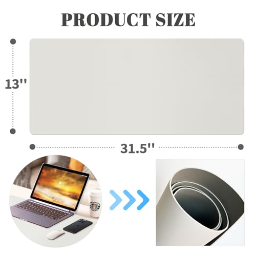 Image of Dry Erase Desk Mat, Erasable Writing White Board for Making Plans | Waterproof Desk Pad, Non-Slip Large Desktop Protector for Office, Home, School 31 inchx13 inch