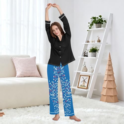 Pantalon de pyjama décontracté à cordon pour vos soirées cocooning à la maison - 7