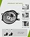 AUTOSAVER88 Fog Lights Compatible with 2011 2012 2013 2014 2015 2016 2017 2011-2017 Sienna (Not Fit SE Models) Fog Lamps with H11 12V 55W Bulbs & Wiring Harness Clear Lens
