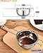 Stainless Steel Double Boiler Pot for Melting Chocolate, Candy and Candle Making (18/8 Steel, 2 Cup Capacity, 480ML)
