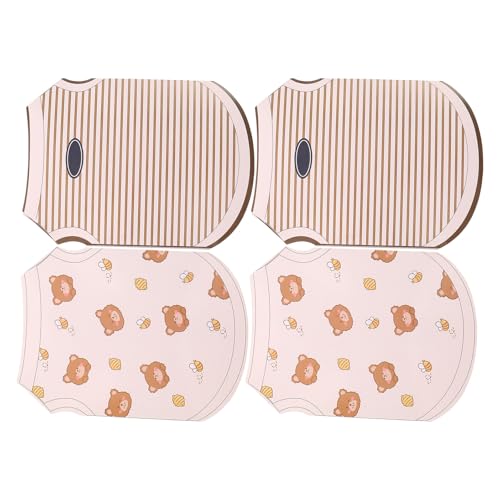 NESTINGHO Accesorios Funerarios 4 Piezas para Perros y Gatos con Diseño de Rayas y Abejas 2