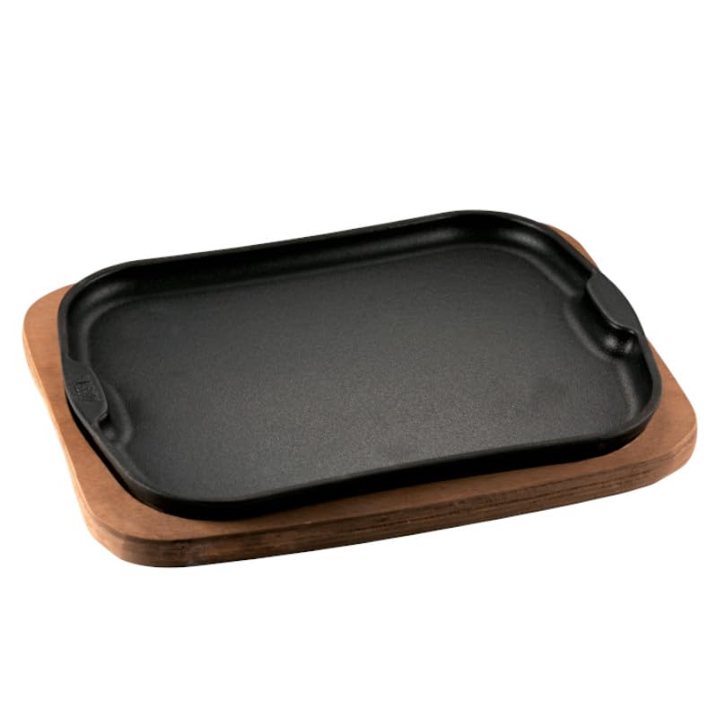 Assiette à servir en fonte émaillée pour vos soirées barbecue et grillades