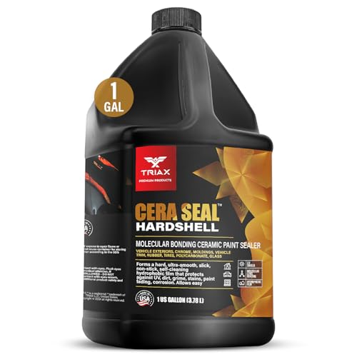 Image of TRIAX Nano Ceramic Paint Sealer & Protector - Hardshell Cera Seal Nano and Protector - Deep Reflective Shine - 100% Hydrophobic - UV Shield - Scratch Resistant (1 Gallon)