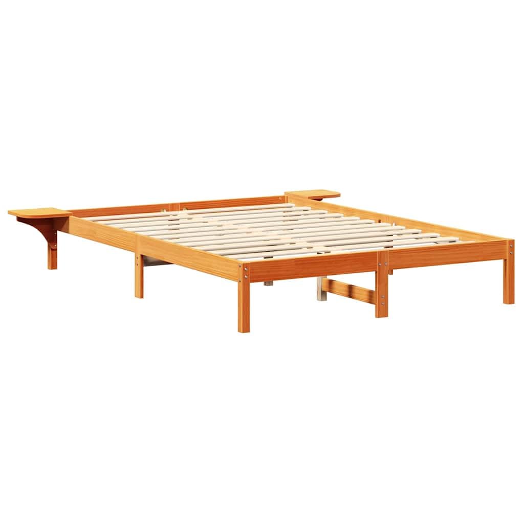 Lite drewno sosnowe Nowoczesny minimalistyczny styl Loft 160x200 cm Brązowy