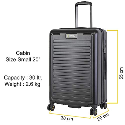 Image of National Geographic Cruise 49 cms PC Black Hardside Cabin Luggage (N164HA.49.06)