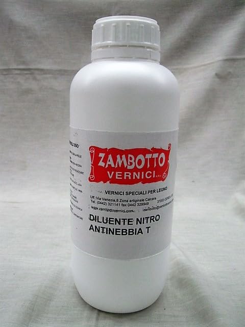 ZAMBOTTO VERNICI Diluente Nitro Antinebbia T da 1 o 5 Litri (25L)