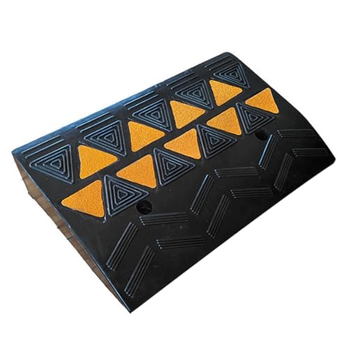 Rampa Portátil de Caucho para Bordillos 50x30x11 cm Negra