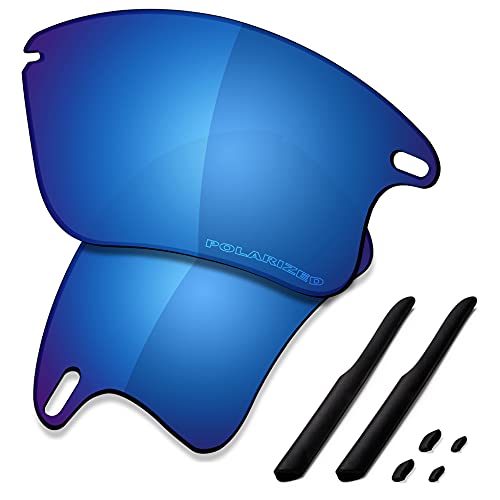 Image of SAUCER Premium Replacement Lenses & Rubber Kits for Oakley Fast Jacket XL OO9156 | Fast Jacket XL Low Bridge Fit Sunglasses