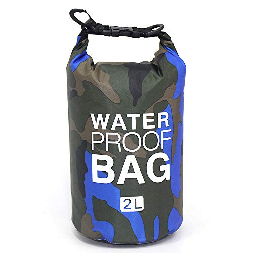 Andoer Bolsa de ombro impermeável ao ar livre Saco seco para barco à deriva, flutuante, caiaque, pra