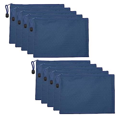 Bolsas de archivo impermeables PATIKIL A5 con cremallera hermética para proteger documentos